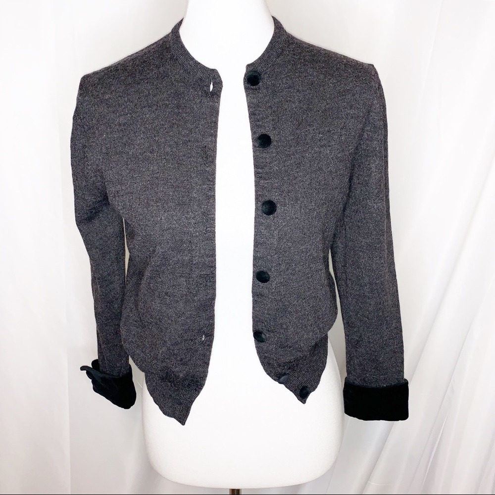 Valentino Miss V Vintage Button-Down Cardigan